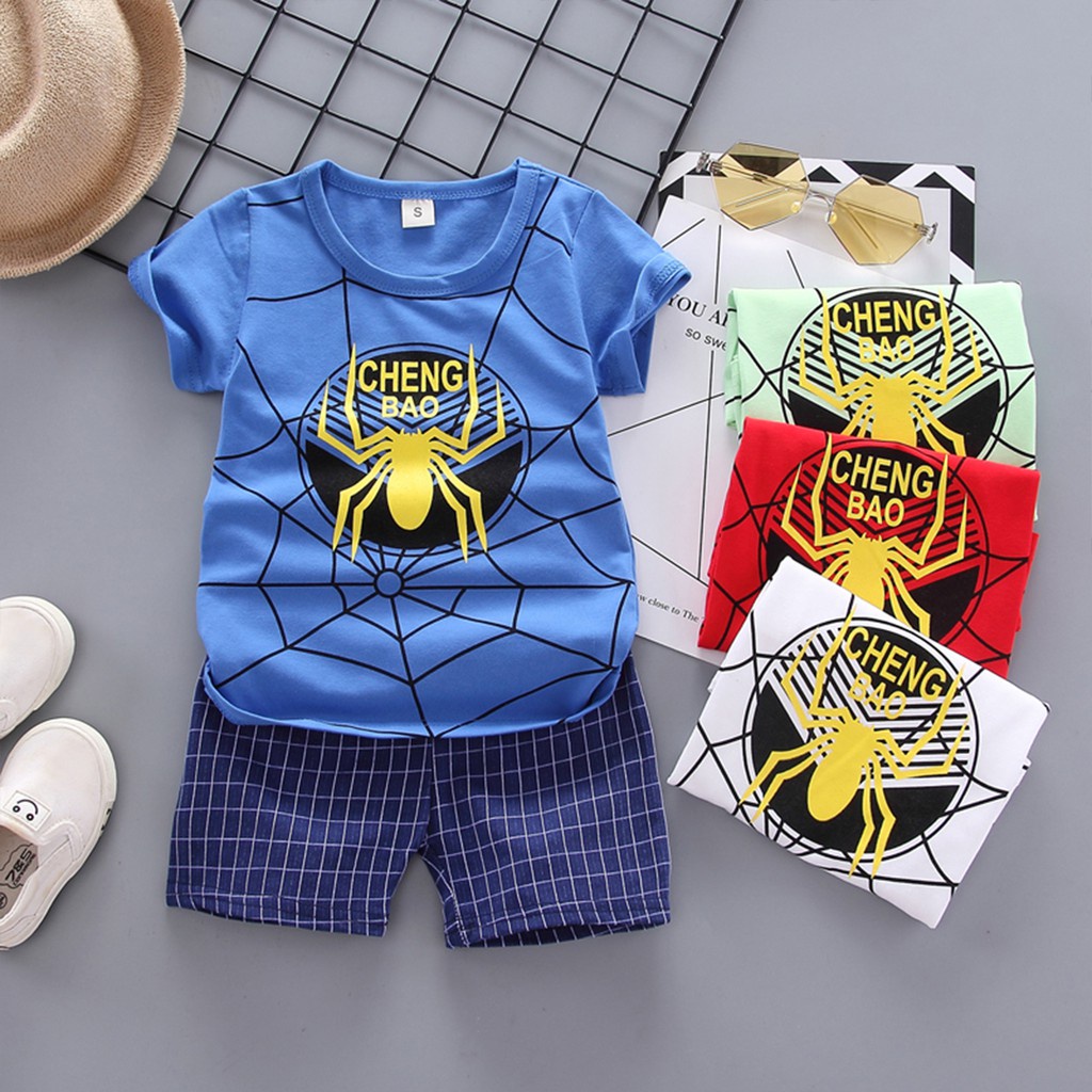 Setelan Anak 8 Bulan - 4 Tahun - Motif SPIDERMAN 014 Baju Anak Berkualitas