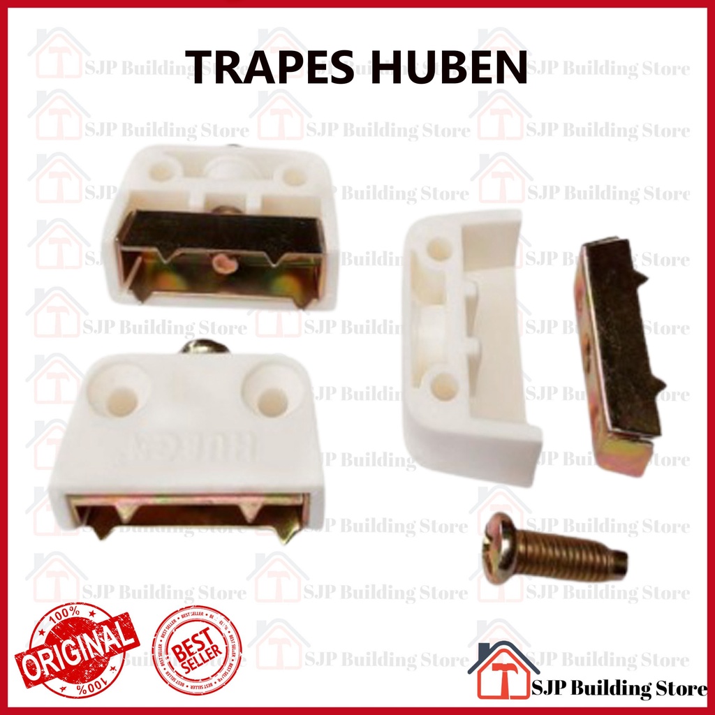 Huben Trapes Warna Putih Coklat (Untuk Ambalan / Knock-down Furniture)