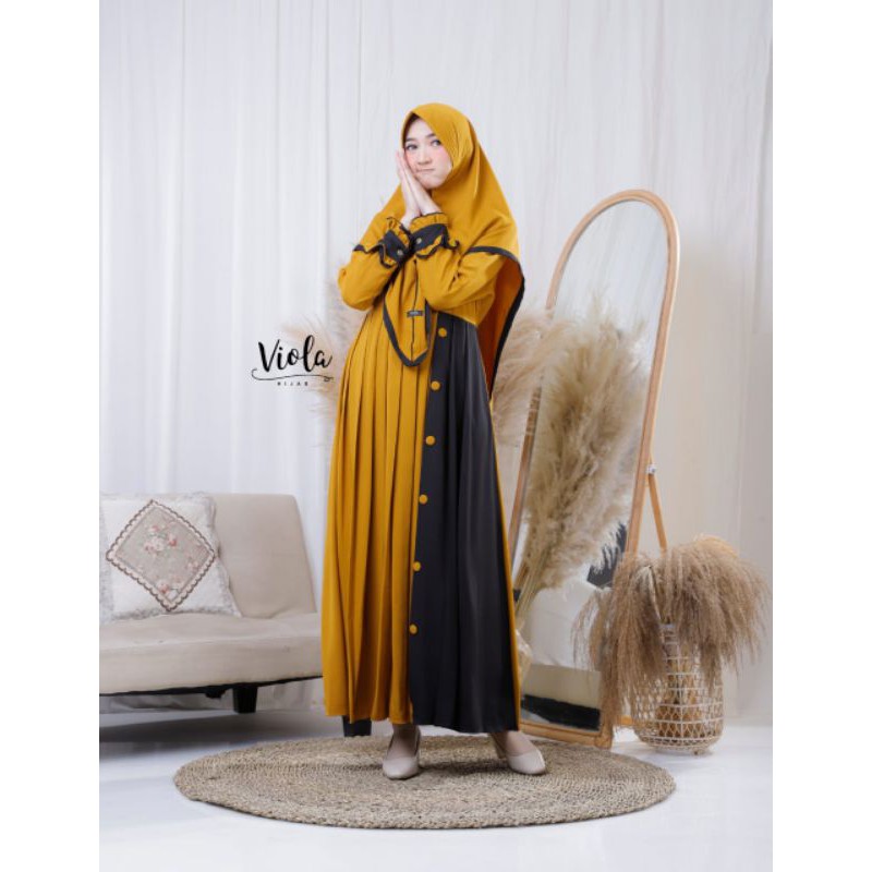 MAUZA SET SYARI BY VIOLA HIJAB / ITYCREPE MURAH