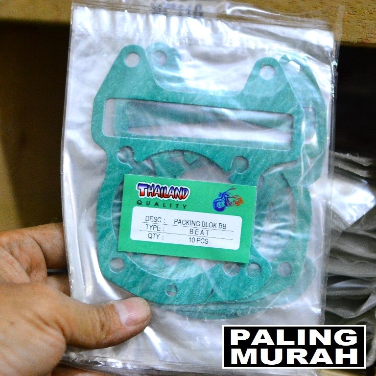 Perpak Blok Beat Scoopy Spacy Karbu Paking Blok Bawah Packing Gasket Cylinder Silinder Buring Jejeran Motor