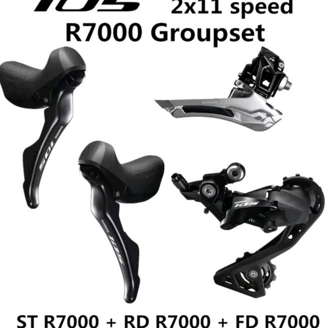 Paket Groupset Shimano 105 R7000 11 Speed Original