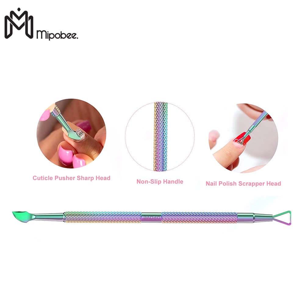 Mipobee Perapih Kutek Kuku Nail Manicure Pedicure Tools Rainbow Color