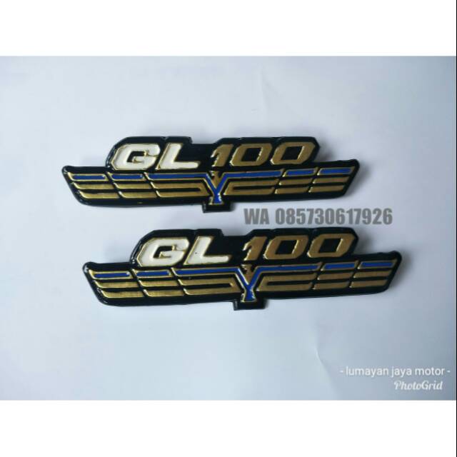 Emblem box aki gl 100 emblem tool box gl100