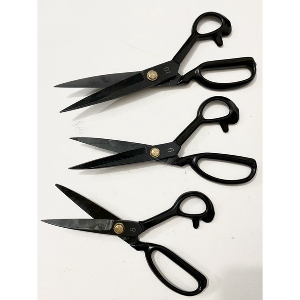 Gunting Kain Butterfly Gagang Karet Premium 8” 9” 10” dan 12” Professional Tailor Scissors