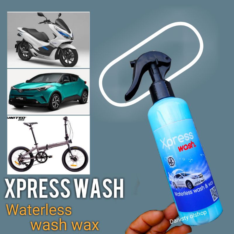 waterless xpresswash cuci mobil tanpa air 250 cuci mobil, motor, cuci sepeda