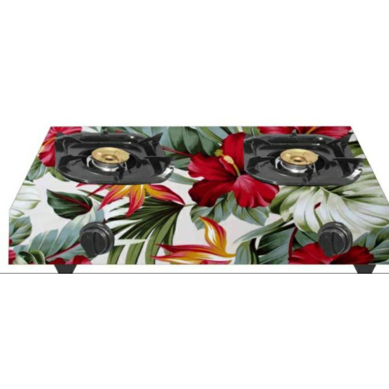 STIKER KOMPOR 2 TUNGKU MOTIF/KARAKTER