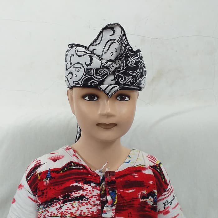 Topi Blankon Blangkon Motif Corak Batik Balita Anak Khas Jawa