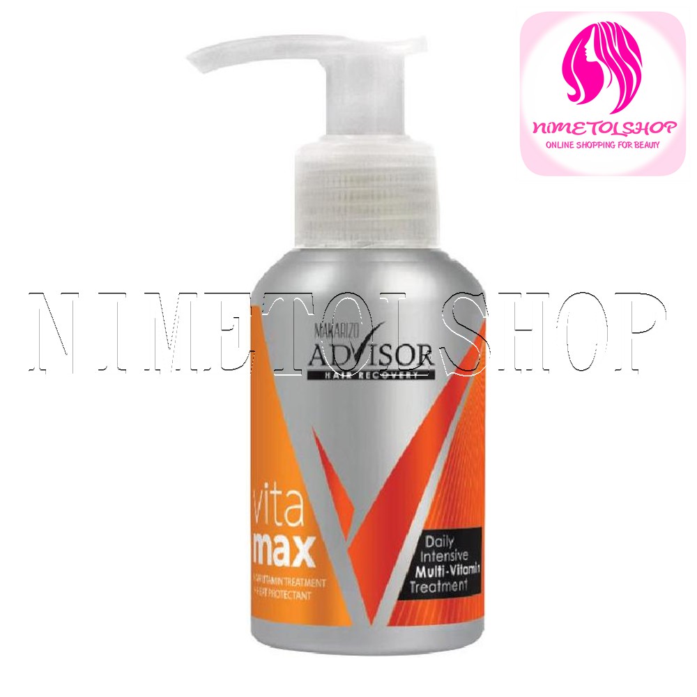 MAKARIZO Advisor Vitamax 50ML Pump Vitamin Rambut Kasar MAKARIZO Advisor Vitamax 50ML Pump Vitamin Rambut Kasar