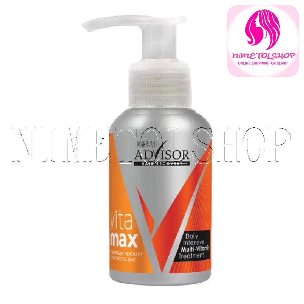  MAKARIZO  Advisor Vitamax 50ML Pump Vitamin  Rambut  Kasar 