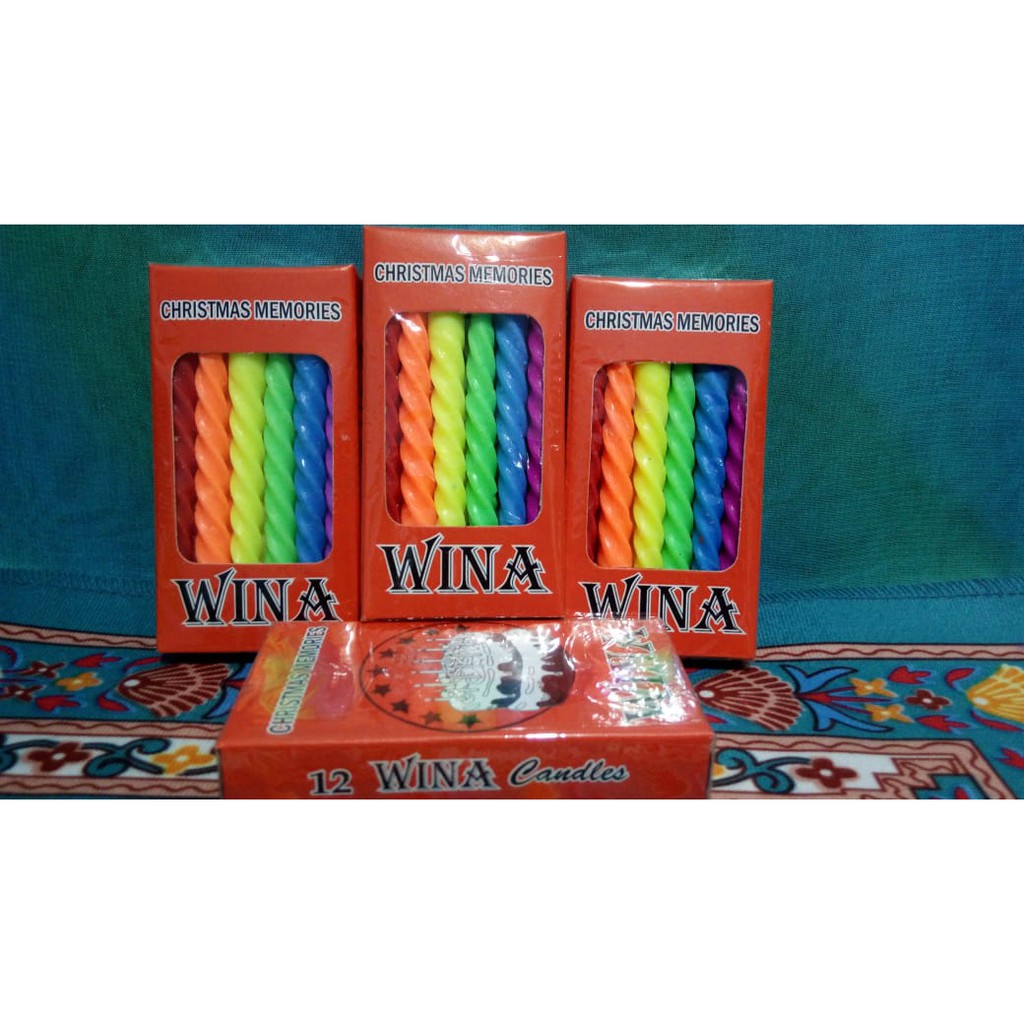 Lilin Ulir Kecil Lilin Warna Warni Lilin Ulang Tahun Lilin Natal