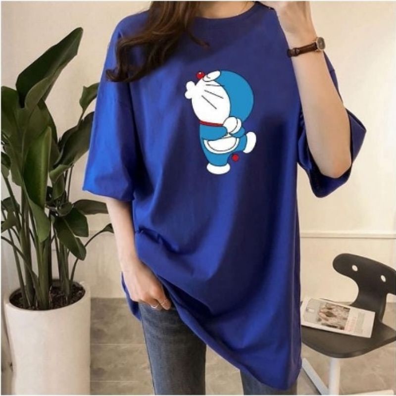 T-SHIRT/TUMBLR TEE KAOS DORAEMON BIG UNISEX OVERSIZE