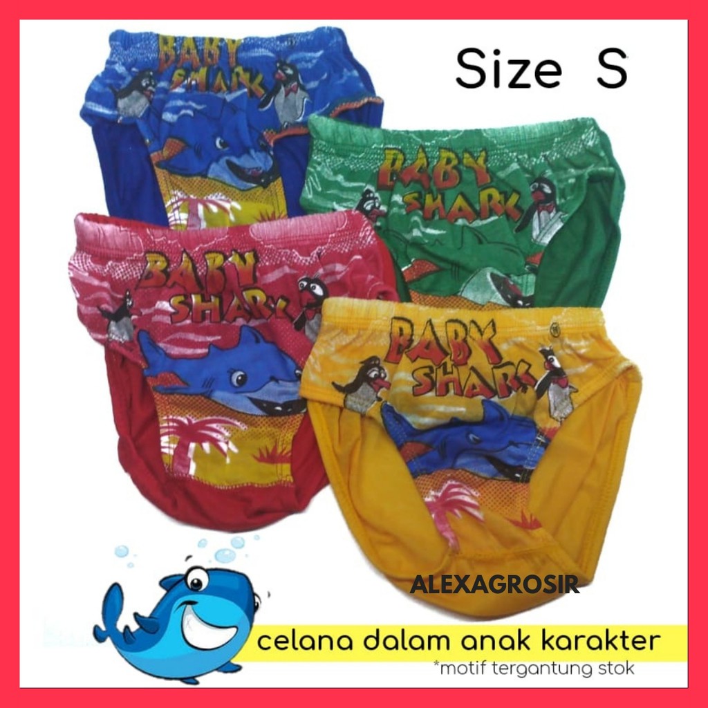 Celana dalam anak 1 Tahun Size S M L XL  BonBon karakter/ cd anak laki-laki /celana dalam anak murah cowok