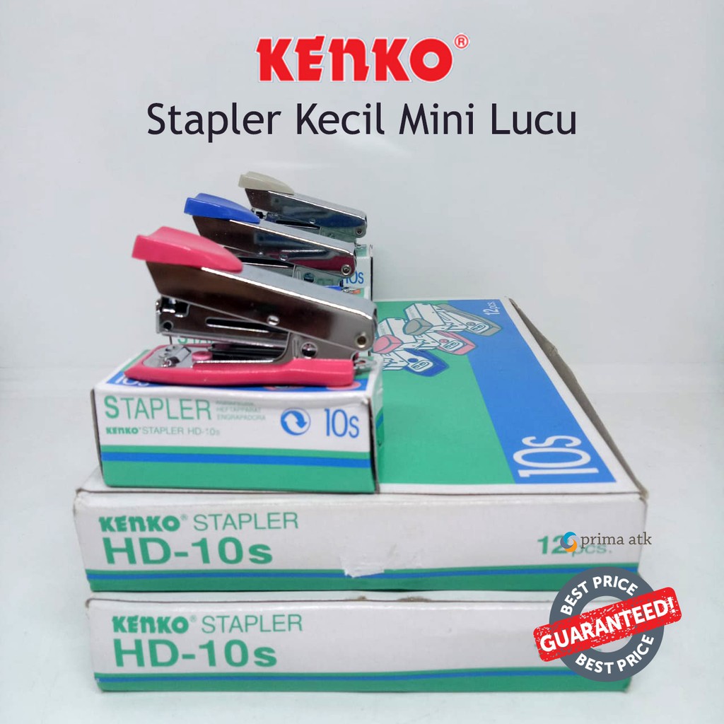 

STAPLES STEPLES STEPLER STAPLER TEMBAK JILID KECIL MINI UNIK LUCU KENKO MURAH HD-10S