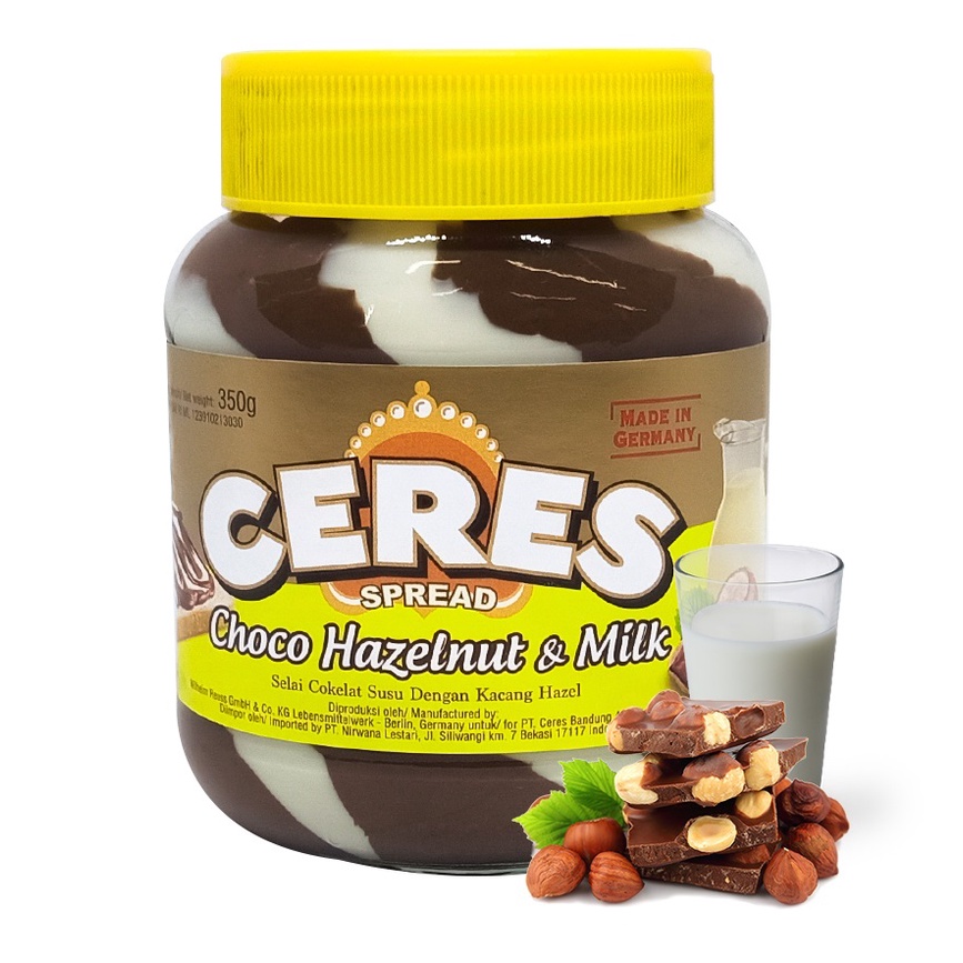 

Selai Ceres Hazelnut & MIlk 350g