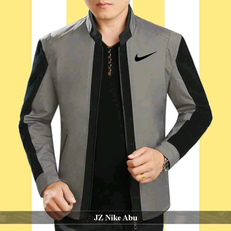 Jaket Pria Terbaru | Baju Cowok Keren | JZ Nike Abu