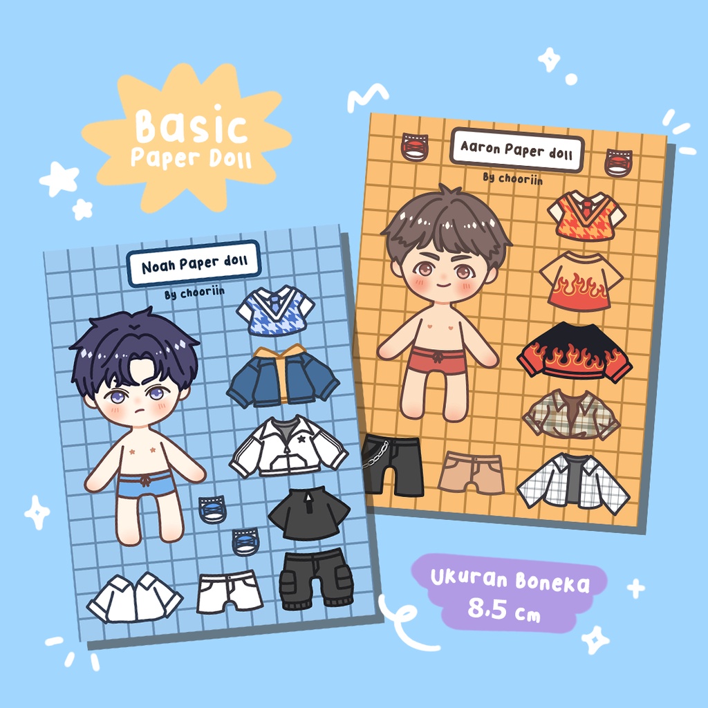 Jual Male Basic Paper Doll Mainan Jadul Bongkar Pasang Bp Boneka Kertas Shopee Indonesia