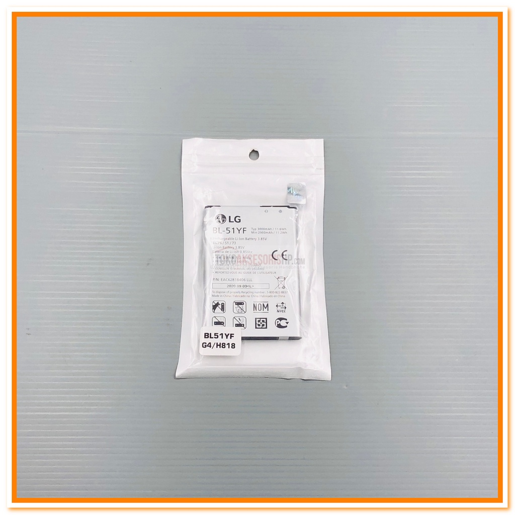 BATERAI LG G4 / BATERAI LG H818 / BATERAI LG BL-51YF ORIGINAL