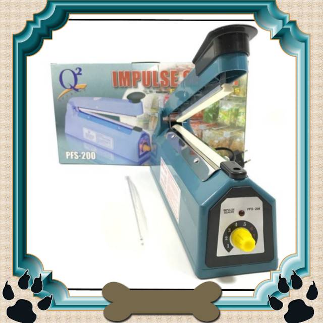 IMPULSE SEALER ALAT PRES Q2 MESIN PRES PLASTIK MESIN PEREKAT PLASTIK 20cm