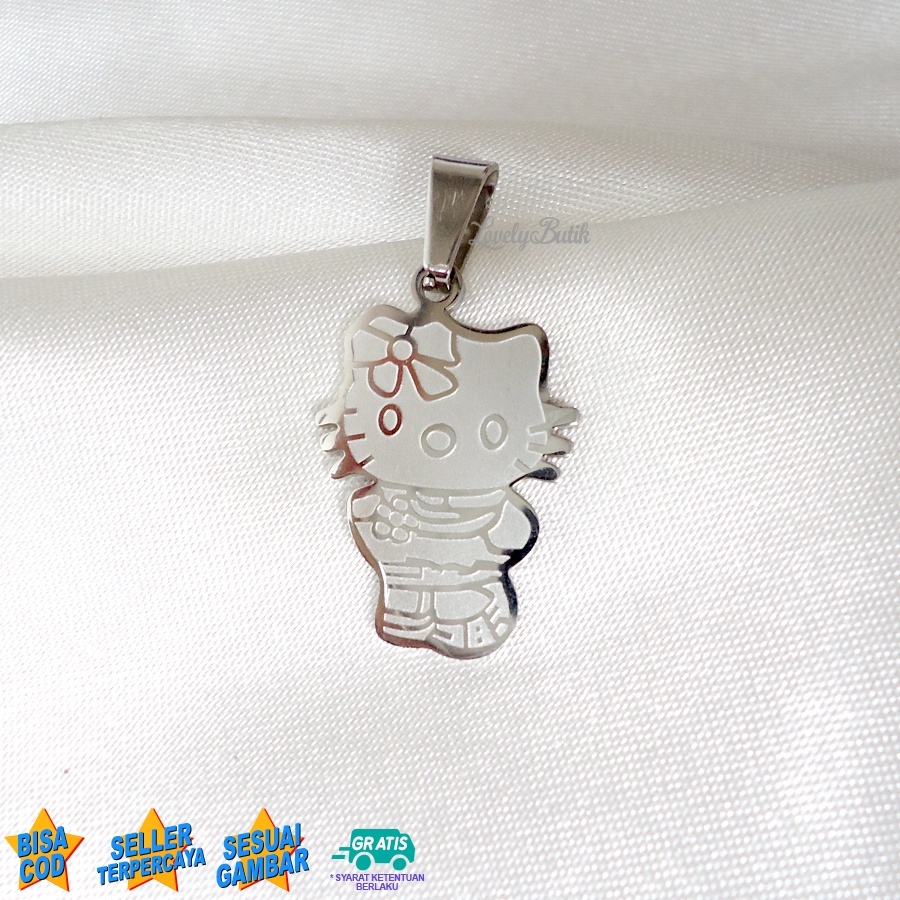 Lovelybutik - Liontin Anak Titanium Anti Karat - Liontin Lucu Anak Tanpa Kalung Titanium Model Terbaru Cutie Shoes