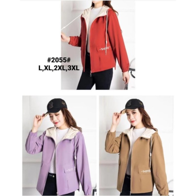 Jaket parasut import wanita jaket korea wanita