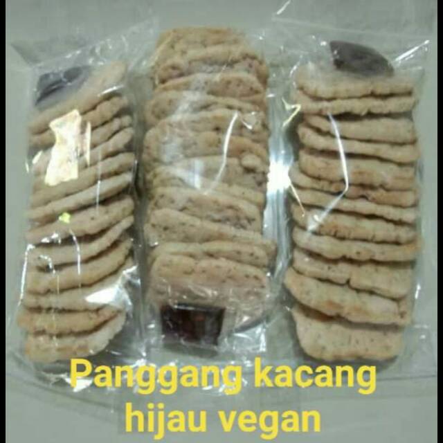 

Kemplang panggang vegan kacang hijau