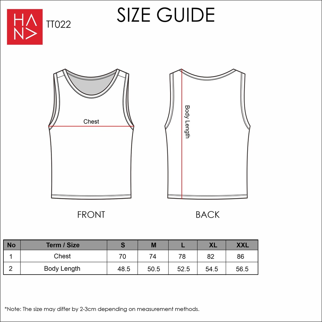 HanaFashion JKT - Laluna Tank Top Atasan Wanita Murah - TT022