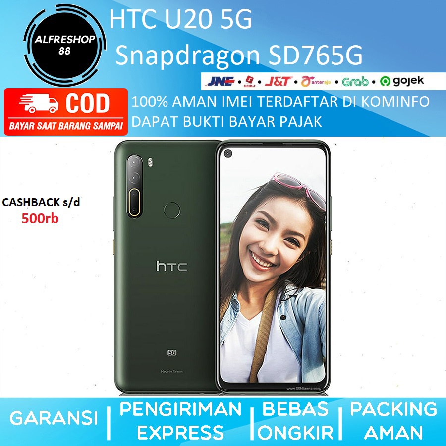 HTC U20 5G 8GB 256GB Snapdragon SD765G