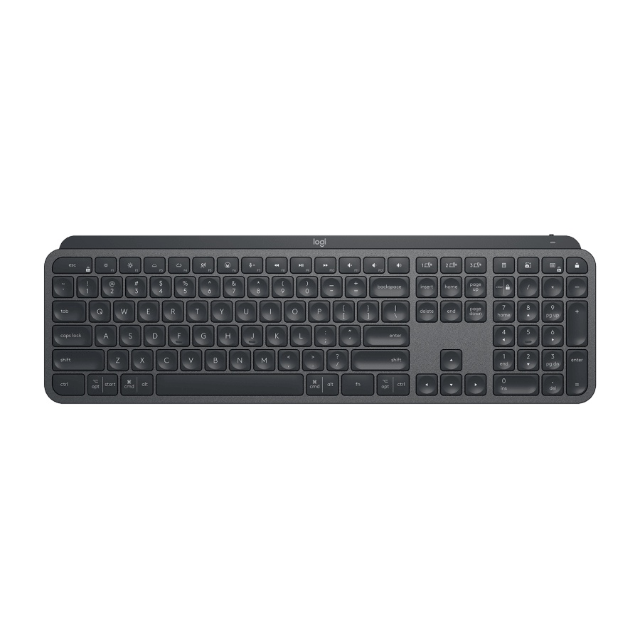 Logitech MX Keys | Keyboard Wireless Bluetooth Backlit for Power User