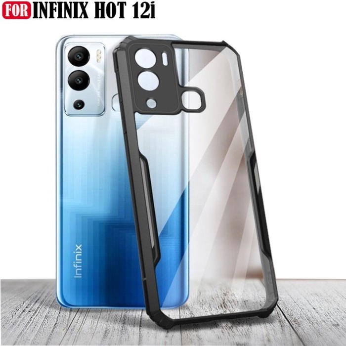 Case Clear Infinix Hot 12i - Softcase Shockproof Infinix Hot 12i