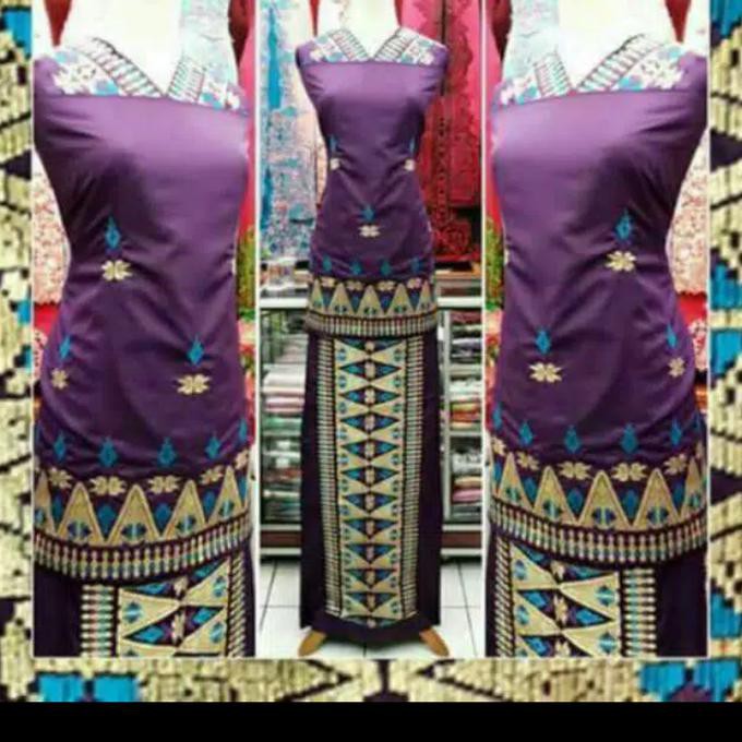 Bukittinggi Original Kain Bordir / Bakal Baju Bordiran / Kain Bordir Bukittinggi Bordiran Sulaman