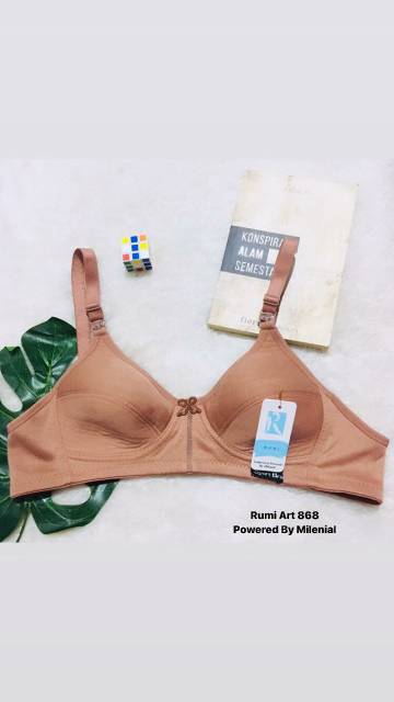 RUMI | BRA SPORT/Bra tanpa kawat/Bra Tanpa busa/Bra Sport Art RUMI 889