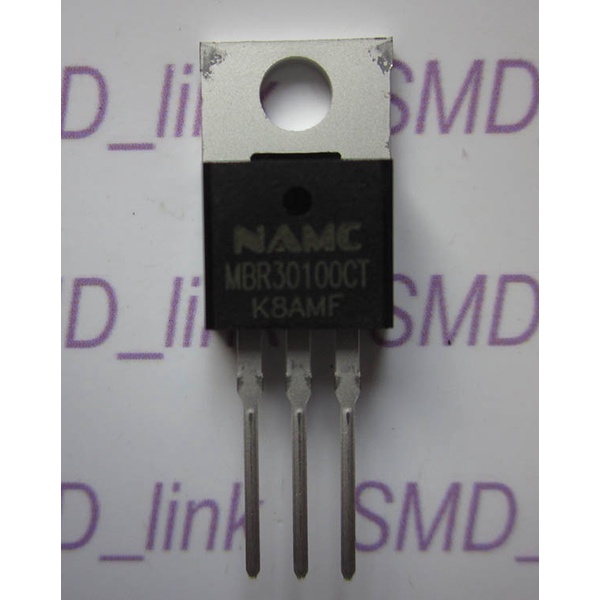 Dioda MBR30100 MBR30100CT 30A -100v Schottky Barrier Rectifiers