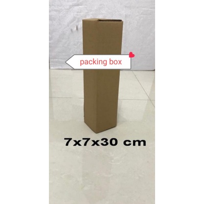 

karton/kardus uk.7x7x30cm.bahan model diecut botol