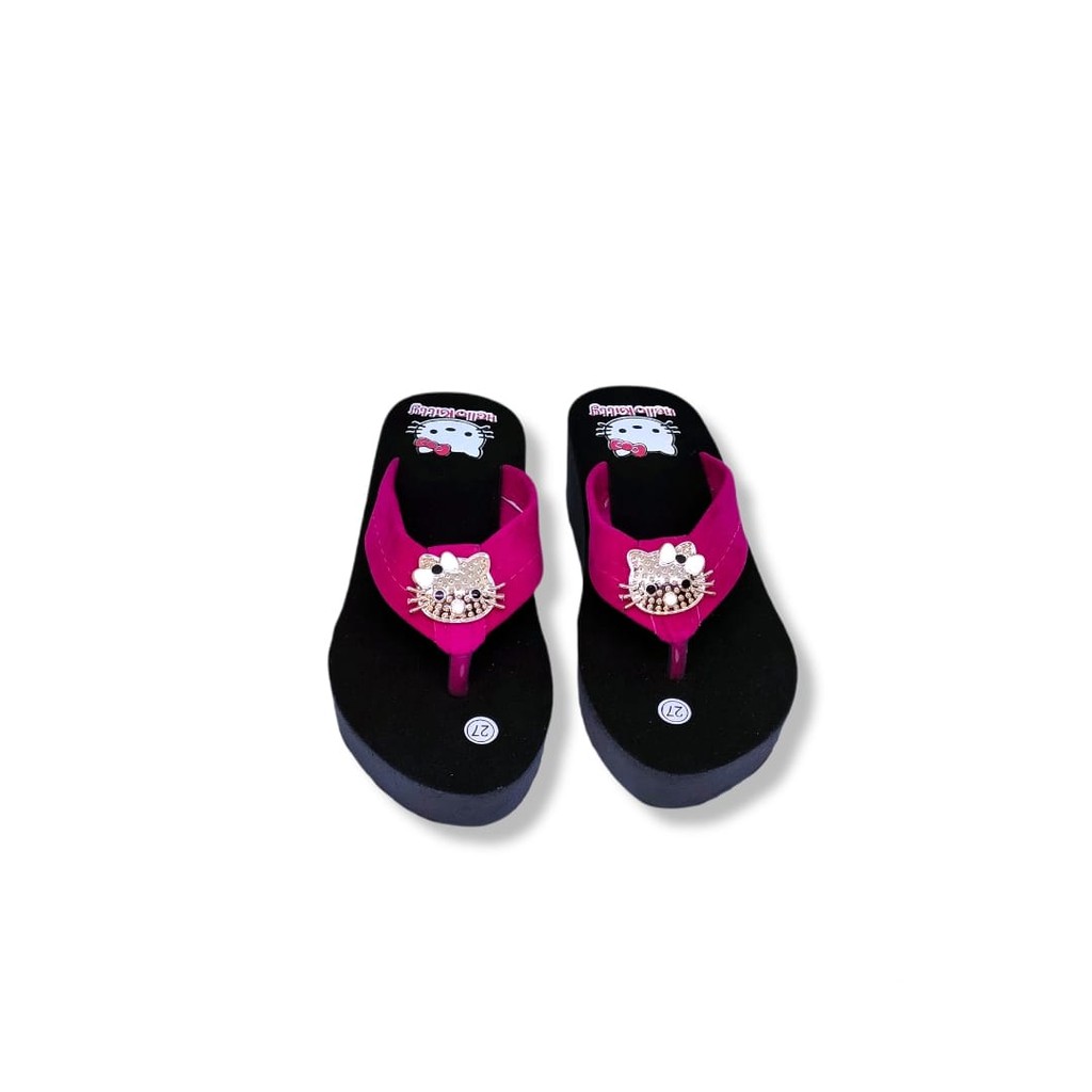 SANDAL WEDGES ANAK HELO KITTY TERLARIS