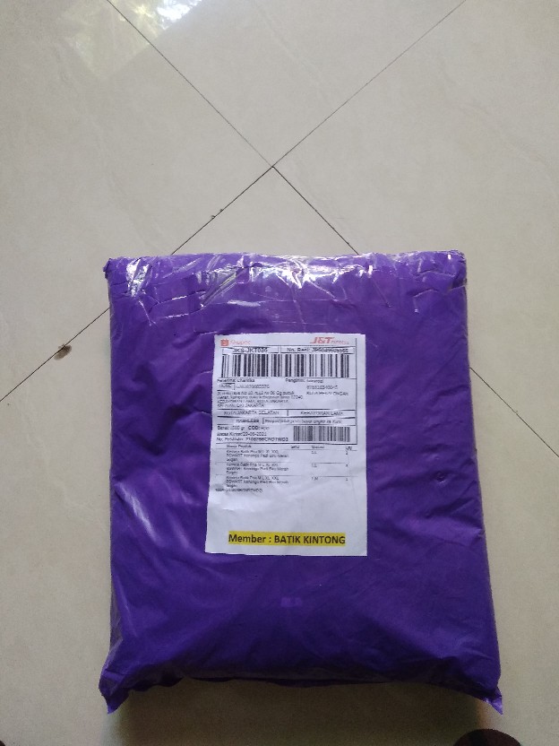 Kemeja Batik Pria M L Xl Xxl Bswart Kenongo Padi Biru Merah Sogan
