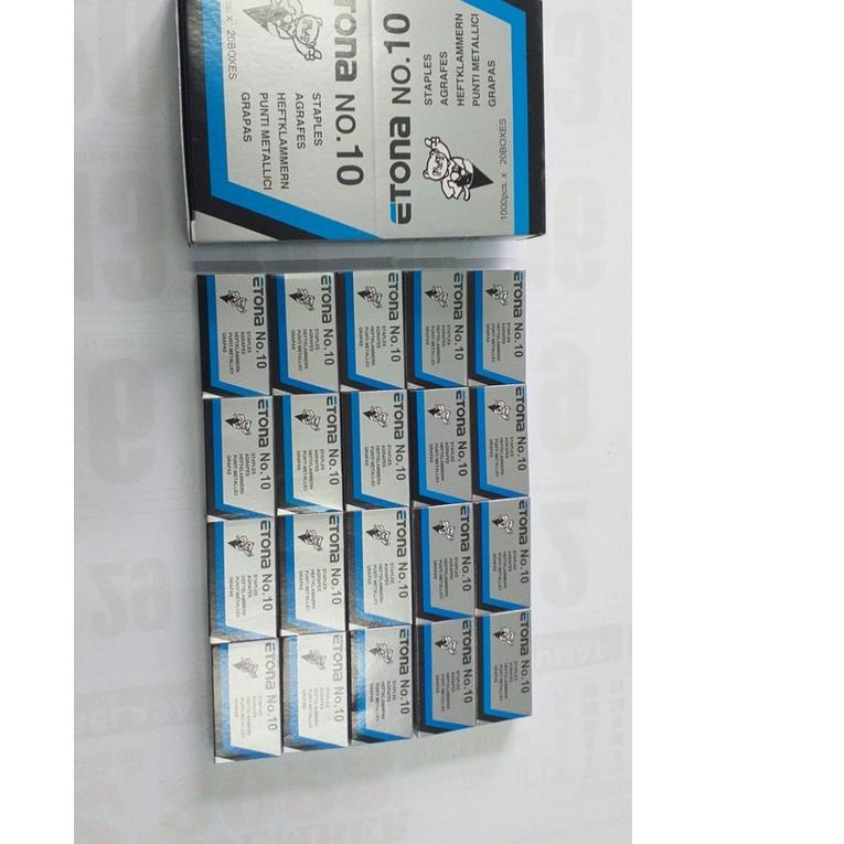 

*Ready Stock* 20 pak STAPLES ETONA no 10 harga distributor Dijamin