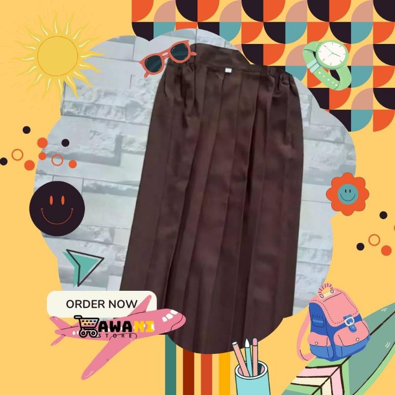 Rok Panjang Pramuka SMA - Rempel /Lipat