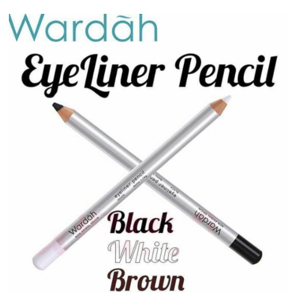 Wardah Eyeliner Pensil Hitam & Putih