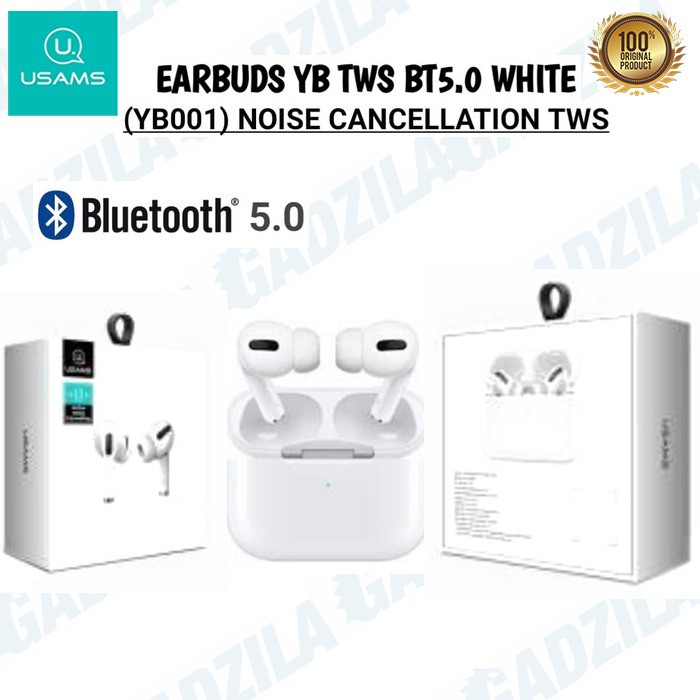 USAMS YB001 BT HANDSFREE HEADSET EARPHONE BLUETOOTH EARBUDS 5.0 TWS