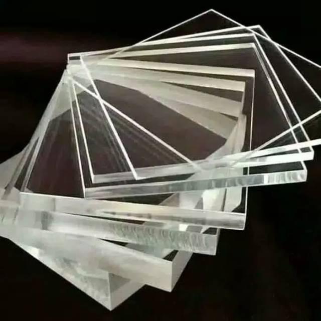 

Akrilik Acrylic Bening 2mm size 50cmx70cm Lembaran Import