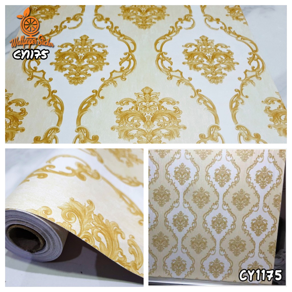 Wallpaper Dinding Kamar Tidur Wallpaper Dinding 3D Wallstiker 45cm x 10meter Wallpaper Dinding Premium-CY1175