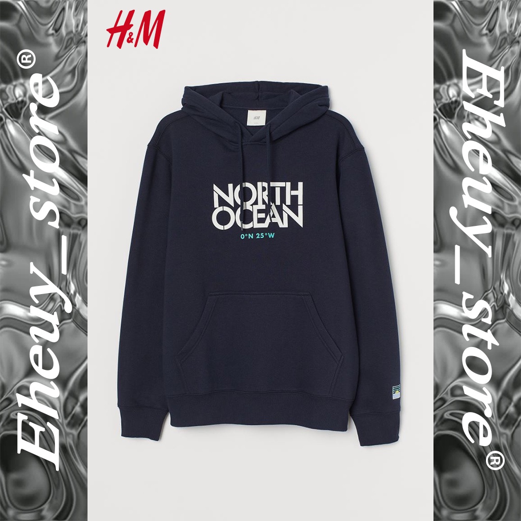 HOODIE H&amp;M UCLA ORIGINAL HNM HOODIE NAVY NORTH OCEAN H&amp;M