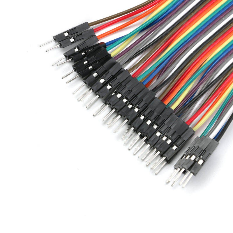 KABEL JUMPER DUPONT 40CM 10 BUAH MALE - MALE