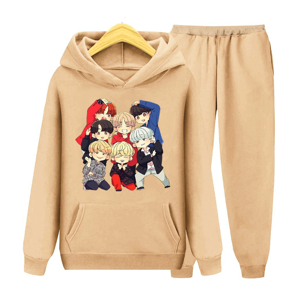 Setelan Sweater Anak Korea Anime /NEW/Sweater Hoodie anak/Jaket Hoodie anak