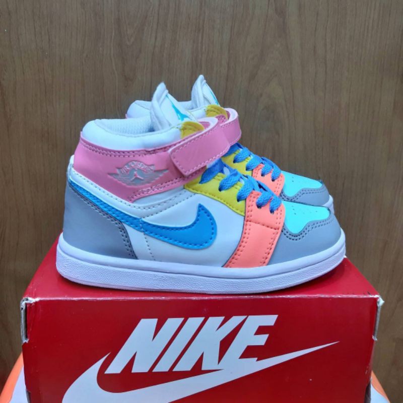 SEPATU NIKE ANAK JORDAN MULTICOLOR PREMIUM HIGH QUALITY JORDAN ANAK PEREMPUAN