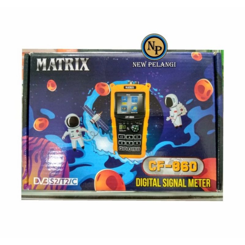 Satfinder Combo Matrix CF-860.Alat Pencari Sinyal Parabola &  Tv