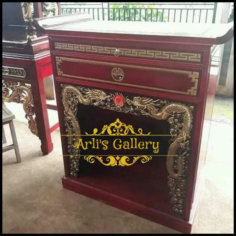 meja altar sembahyang kayu jati furniture jepara