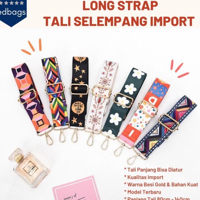 TALI TAS SELEMPANG - LONGSTRAP TALI TAS IMPORT - STRAP TAS SELEMPANG