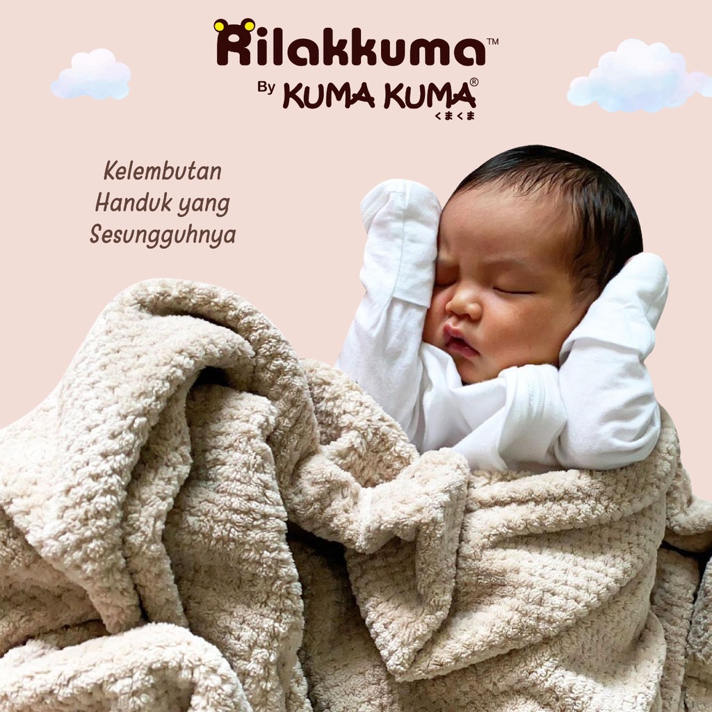 WARNA BARU HANDUK KUMA-KUMA PINNEAPPLE / PINEAPPLE HAPPY LIFE WITH RILAKKUMA BY KUMA KUMA PINNEAPLE TOWEL 140 X 70 CM