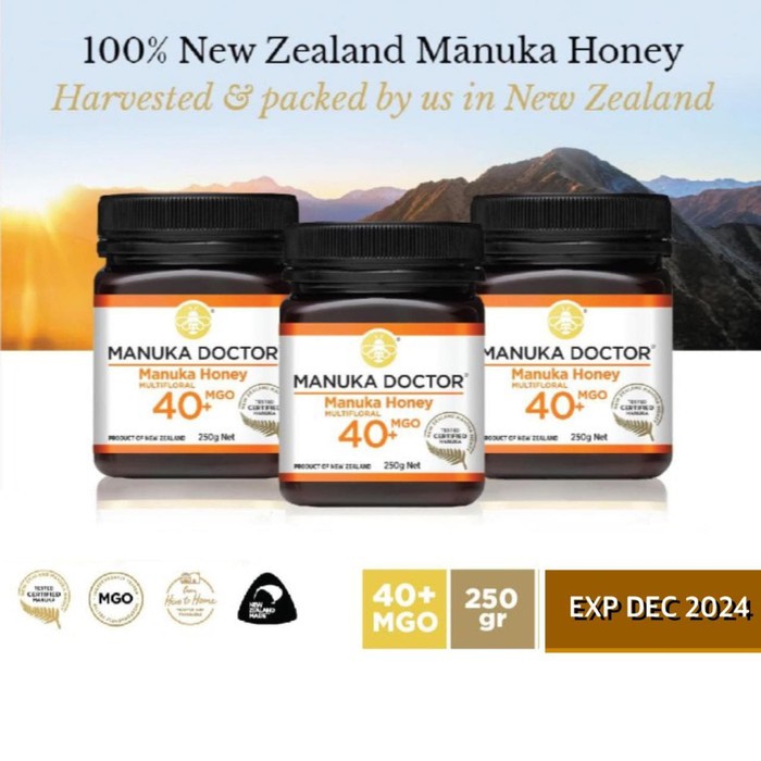 

Madu MANUKA DOCTOR Manuka Honey MGO 40 250gr Multifloral